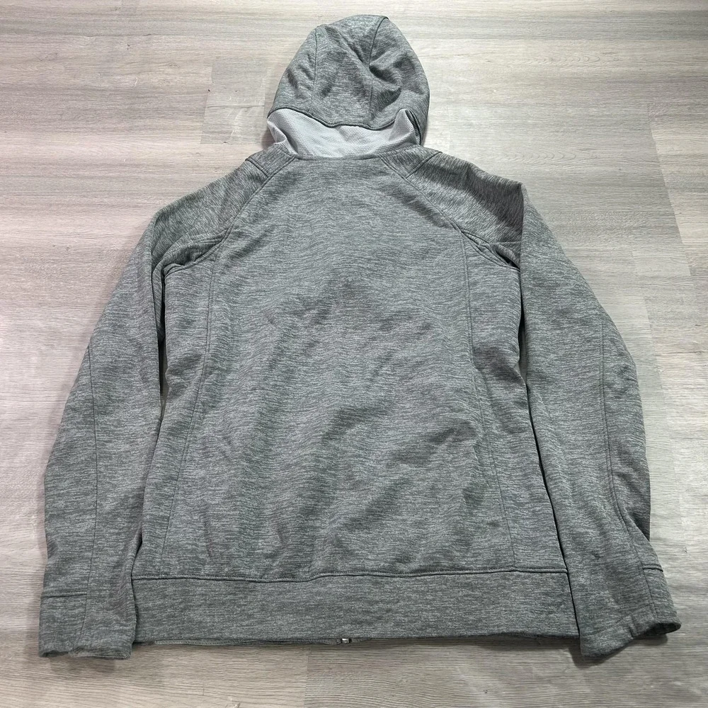 Jordan Therma-FIT Hoodie Mens Small Gray Full Zip Fleece‎ Jacket 688525-012